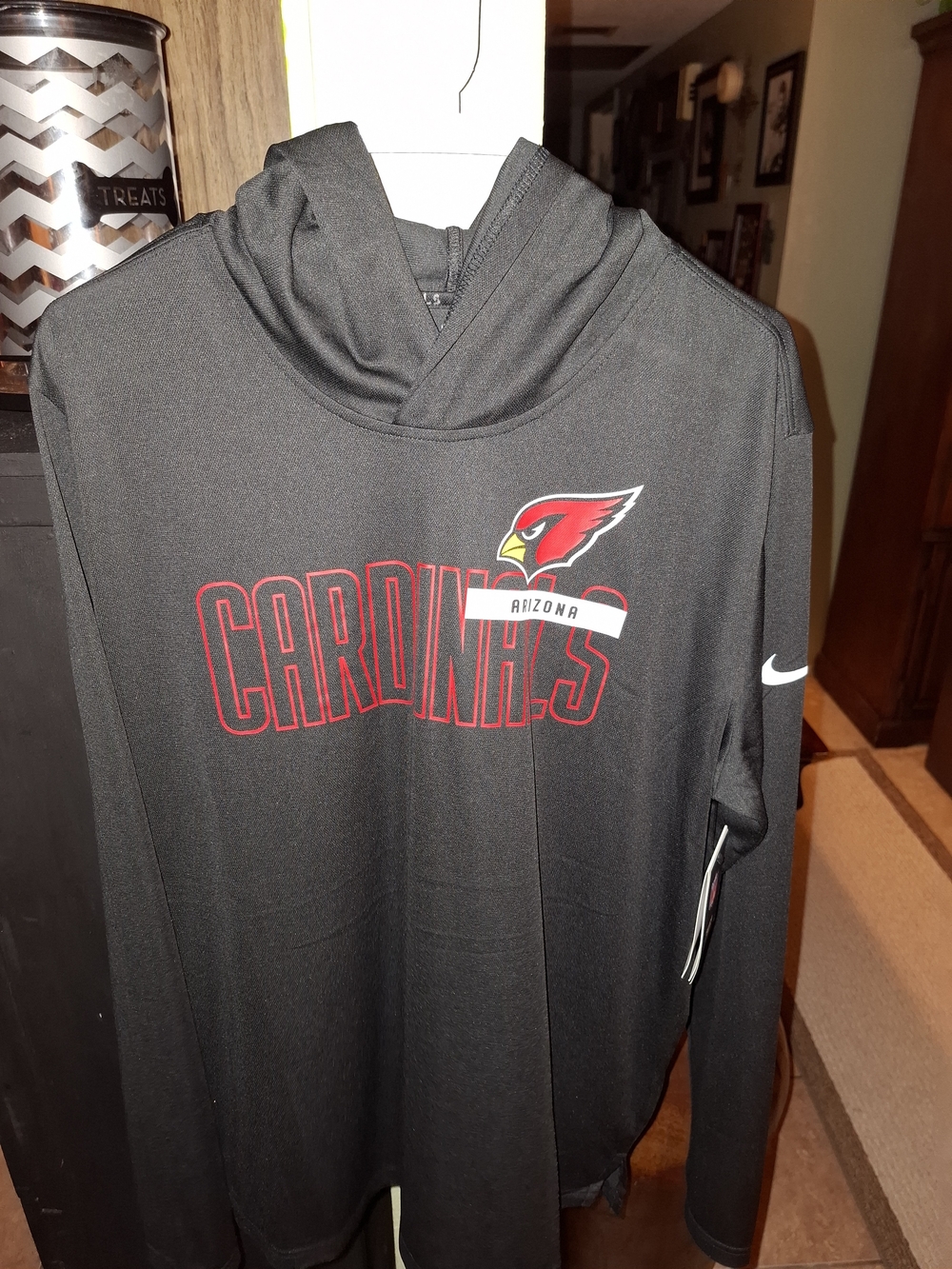 Nike Arizona Cardinals NFL Dri-FIT Pullover Hoodie Men's L Black